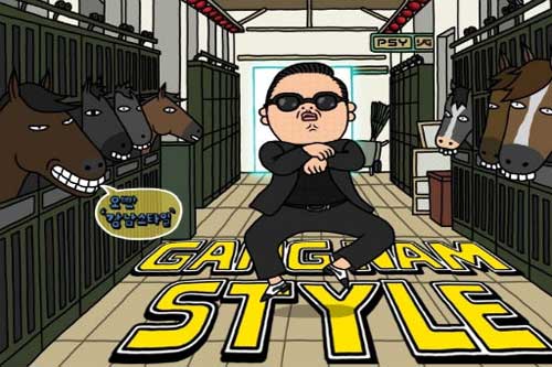 Áo lớp Gangnam style | May Dong phuc