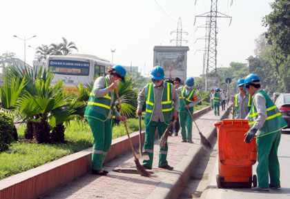 Đồng phục công nhân môi trường | Dong phuc cong nhan moi truong