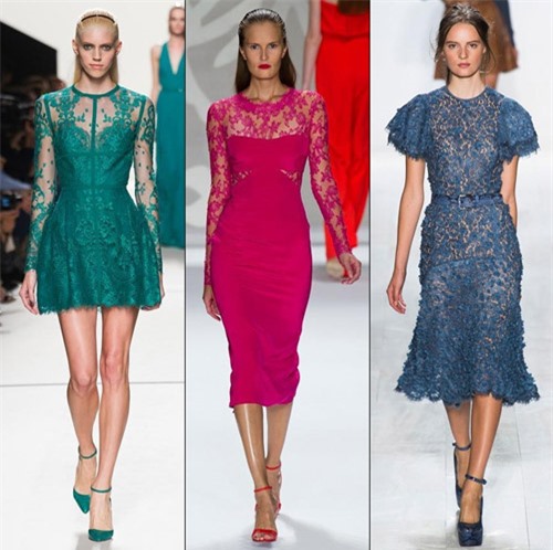 Elie Saab, Monique Lhuillier và Michael Kors với những gam màu nóng bỏng